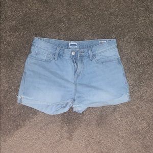 Denim shorts